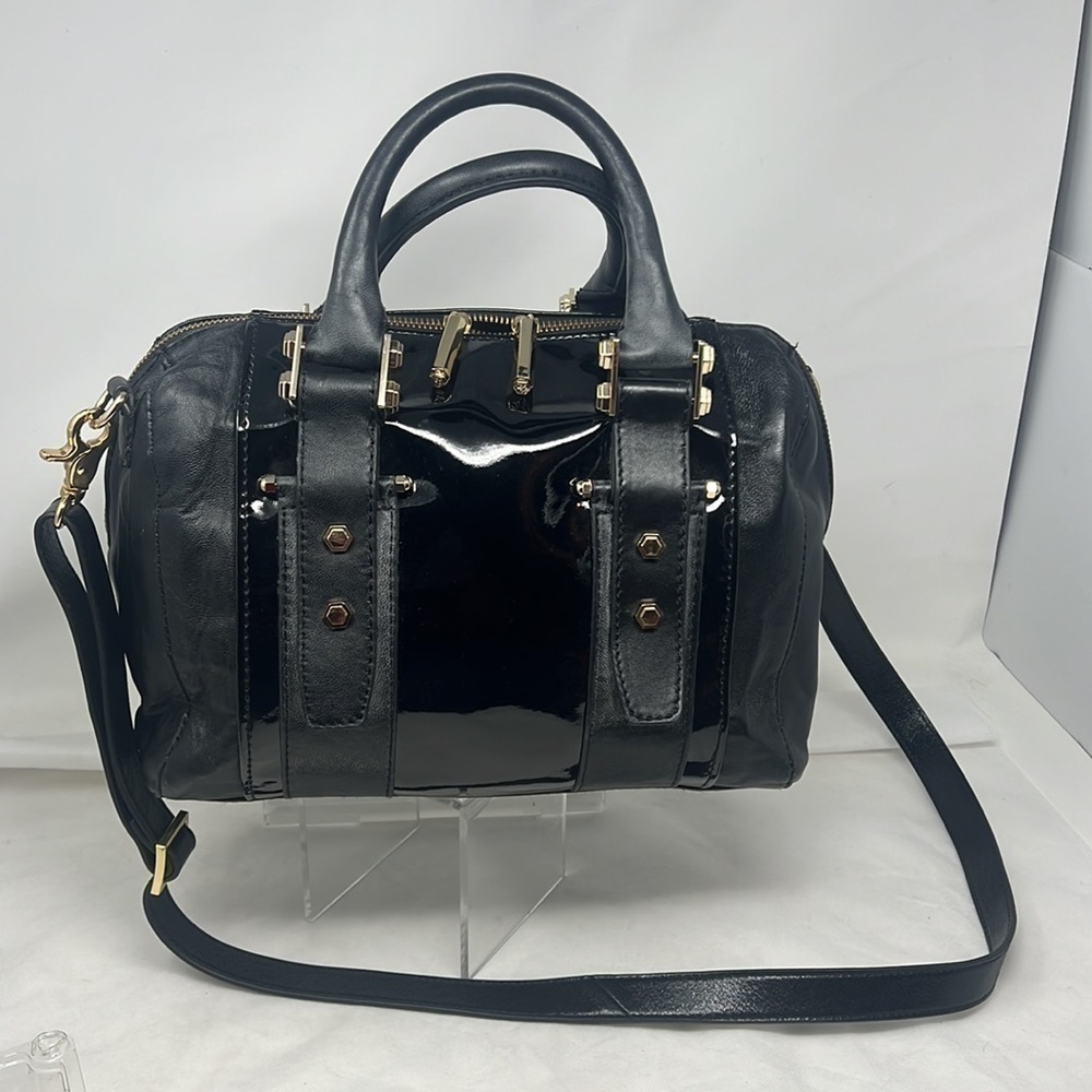 Zac Posen Crossbody Large Satchel Zipper Bag